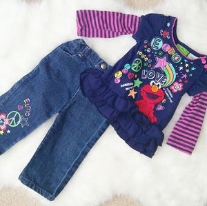 Sesame street 12 months outfit